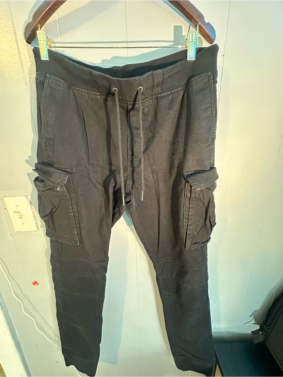 H&M Other - H&M Black Cargo Joggers with Drawstring Waist